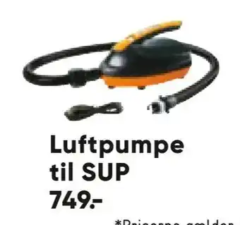 Luftpumpe til SUP