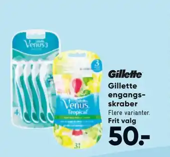 Bilka Gillette engangs skraber tilbud
