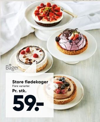 Bilka Store flødekager tilbud