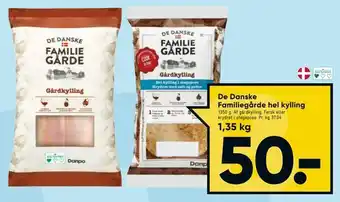 Bilka De Danske Familiegårde hel kylling tilbud