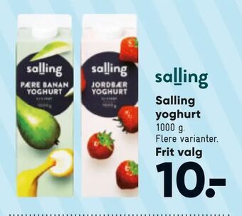 Bilka Salling yoghurt tilbud