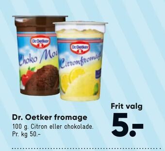 Bilka Dr. Oetker fromage tilbud
