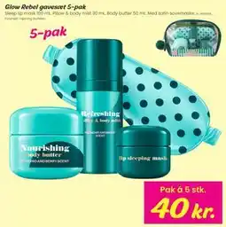 Hi five Glow Rebel gavesæt 5-pak tilbud