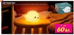 Hi five LED-lampe hval tilbud