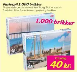 Hi five Puslespil 1.000 brikker tilbud