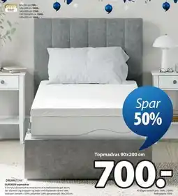 JYSK GURSKEN topmadras tilbud