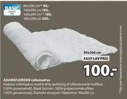 JYSK ADAMSFJORDEN rullemadras tilbud