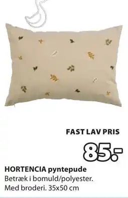 JYSK HORTENCIA pyntepude tilbud