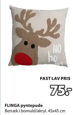 JYSK FLINGA pyntepude tilbud