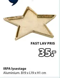 JYSK IRPA lysestage tilbud