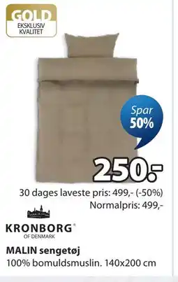 JYSK MALIN sengetøj tilbud