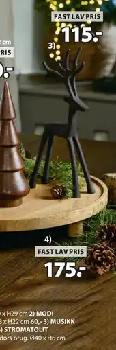 JYSK MUSIKK julepynt tilbud