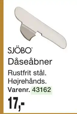 Harald Nyborg SJÖBO Dåseåbner tilbud