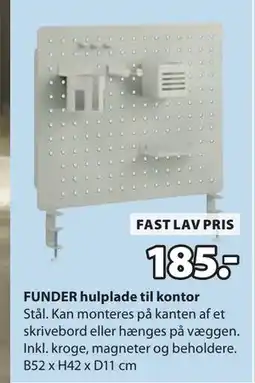 JYSK FUNDER hulplade til kontor tilbud