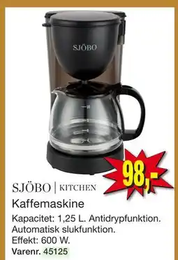 Harald Nyborg Kaffemaskine tilbud