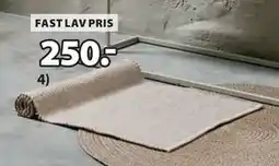JYSK FLATSIV tæppe tilbud