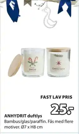 JYSK ANHYDRIT duftlys tilbud