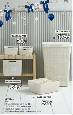 JYSK JUTE kurv tilbud