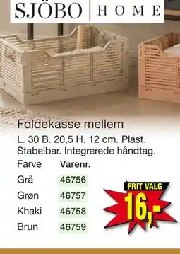 Harald Nyborg Foldekasse mellem tilbud