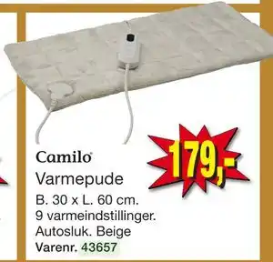 Harald Nyborg Camilo Varmepude tilbud