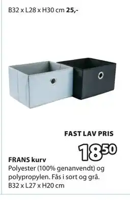 JYSK FRANS kurv tilbud