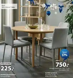 JYSK ALSTED spisebord tilbud