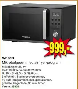 Harald Nyborg Mikrobølgeovn med airfryer-program tilbud