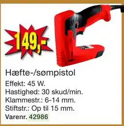 Harald Nyborg Hæfte-/sømpistol tilbud