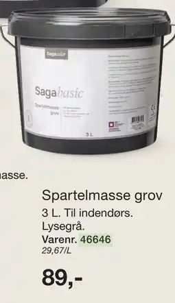 Harald Nyborg Spartelmasse grov tilbud