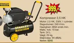 Harald Nyborg Kompressor 2,5 HK tilbud