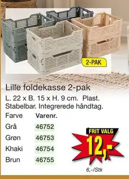 Harald Nyborg Lille foldekasse 2-pak tilbud