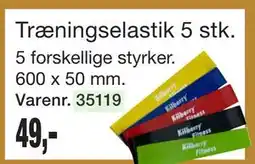 Harald Nyborg Træningselastik 5 stk tilbud