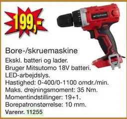 Harald Nyborg Bore-/skruemaskine tilbud