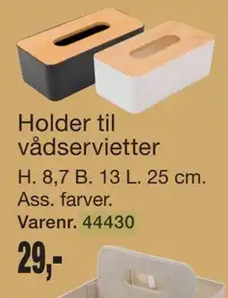 Harald Nyborg Holder til vådservietter tilbud