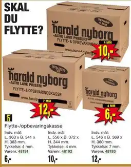 Harald Nyborg Flytte-/opbevaringskasse tilbud