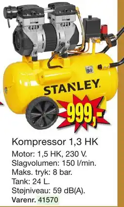 Harald Nyborg Kompressor 1,3 HK tilbud