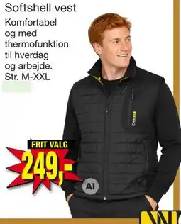 Harald Nyborg Softshell vest tilbud