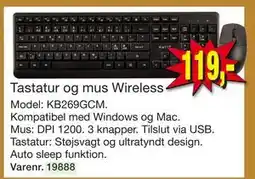 Harald Nyborg Tastatur og mus Wireless tilbud