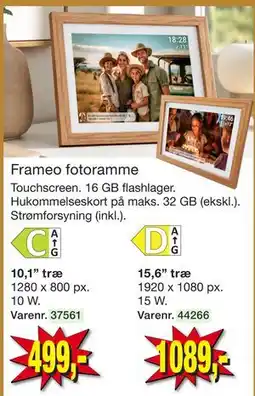 Harald Nyborg Frameo fotoramme tilbud