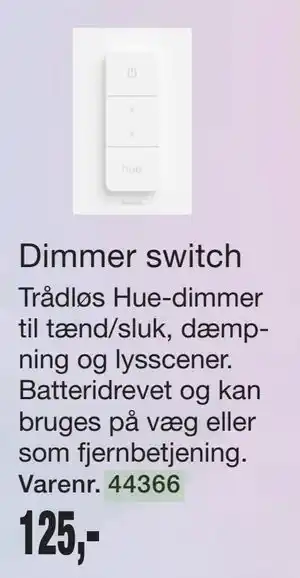 Harald Nyborg Dimmer switch tilbud