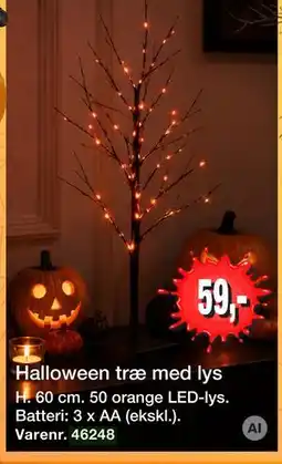 Harald Nyborg Halloween træ med lys tilbud