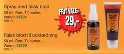 Harald Nyborg Spray med falsk blod tilbud