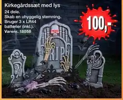 Harald Nyborg Kirkegårdssæt med lys tilbud