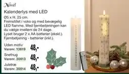 Harald Nyborg Kalenderlys med LED tilbud