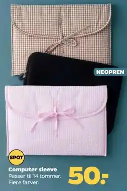 Netto Spot computer sleeve tilbud