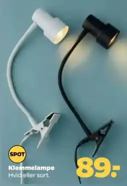 Netto Spot Klemmelampe tilbud