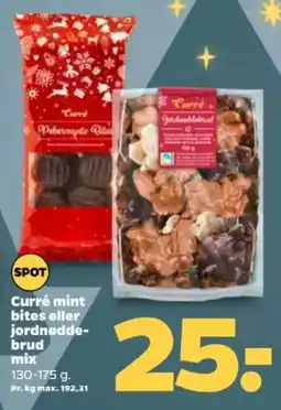 Netto Curré mint bites eller jordnødde-brud mix tilbud