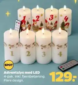 Netto Spot adventslys med led tilbud