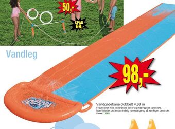 Vandglidebane dobbelt 4,88 m