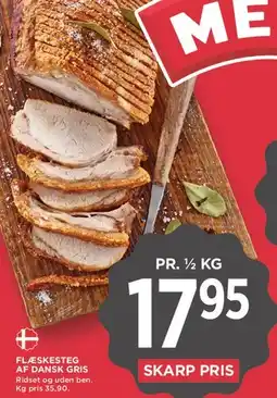 MENY Flæskesteg af dansk gris tilbud